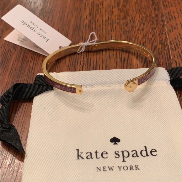 🎉HP🎉 Kate Spade Pink Heritage Spade Bangle ♠️💖 - Picture 5 of 7